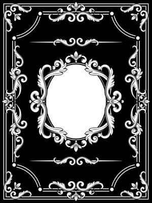 Set collections of beautiful frames