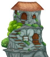 Cave house vector