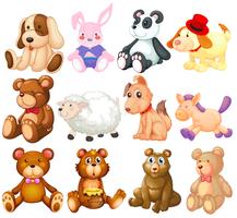 Peluches vector
