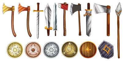 Weapons and shields