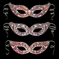 Venetian Carnival mask vector