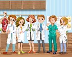 A Doctor Team at Hospital