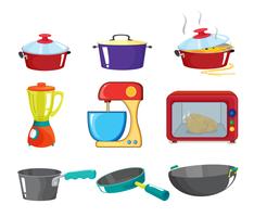 Pots and pans series vector