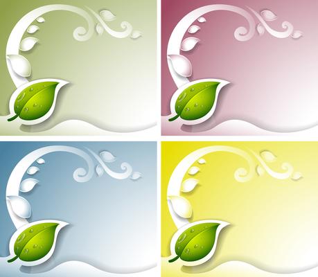 Four leaf background