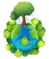 Mother earth vector