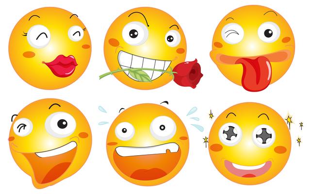 Internet Meme Emotional Face Stickers Stock Vector (Royalty Free)  2311248985