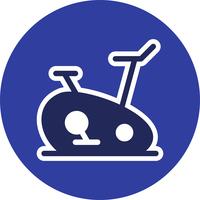Ilustración de Vector de icono de bicicleta de ejercicio