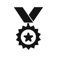 Medalla icono ilustración vectorial vector