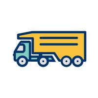 Vector Tipper Truck Icon