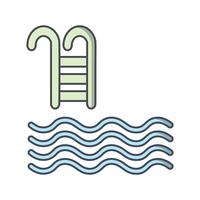 Swimming Pool Icon Vector Illustration