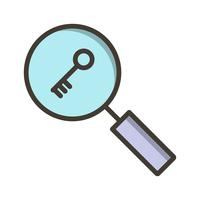 Vector Keyword Search Icon