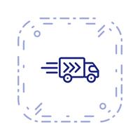 Vector Delivery Truck Icon