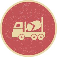 Vector Concrete Mixer Icon