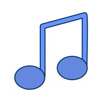 Music Note Icon Vector Illustration