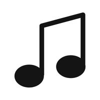 Music Note Icon Vector Illustration