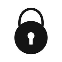 Padlock Icon Vector Illustration