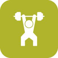 Weightlifting Icon Vector Illustration