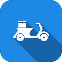 Vector Delivery Motorbike Icon