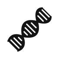Vector icono de ADN