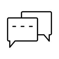 Vector Conversation Icon