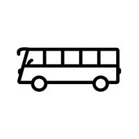 icono de bus vectorial