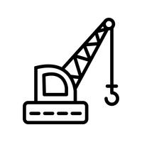 Vector Crane Icon