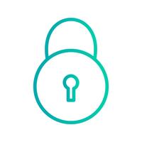 Padlock Icon Vector Illustration