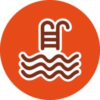 Swimming Pool Icon Vector Illustration