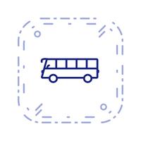 icono de bus vectorial vector