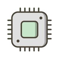 Processor Icon Vector Illustration