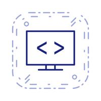 Vector Code optimization Icon