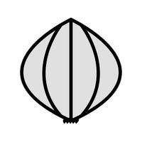 Vector Garlic Icon