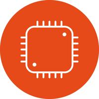 Processor Icon Vector Illustration