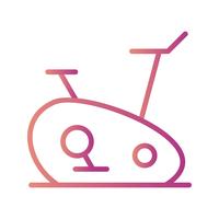 Ilustración de Vector de icono de bicicleta de ejercicio