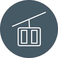 Vector Chair lift Icon