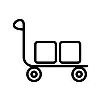 Vector Trolley Icon