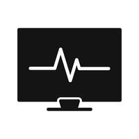 Vector icono de ECG