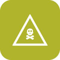 Vector Poison Gas Road Sign Icon