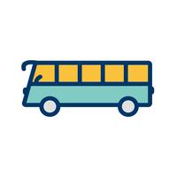 icono de bus vectorial vector