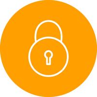 Padlock Icon Vector Illustration