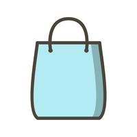 Bolsa de compras icono Vector Illustration