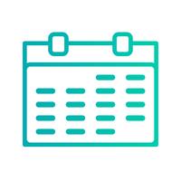 Vector icono de calendario