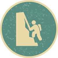 Icono de escalada ilustración vectorial vector