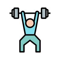 Weightlifting Icon Vector Illustration
