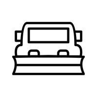 Vector Snowplow Icon