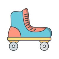 Roller Skate Icon Vector Illustration