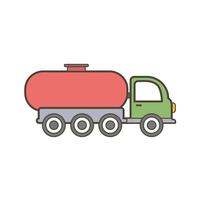 Vector Tank Truck Icon