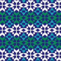knit nordic pattern vector