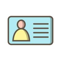 Vector Identity Card Icon