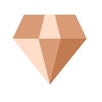 Vector icono de diamante